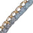 Chaine Longue Jessy Bleu 120 cm