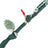 Chaine Longue Laia Vert 120 cm