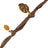 Chaine Longue Laria Marron 120 cm