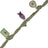 Chaine Longue Laria Kaki 120 cm