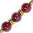 Long Iris Bordeaux Chain 120 cm