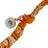 Chaine Longue Laia Orange 120 cm