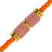 Chaine Longue Ornella Orange 120 cm
