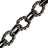 Chaine Longue Zita Noir 120 cm