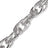 Chaine Longue Frankie Argent 120 cm