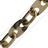 Chaine Longue Becky Ecaille Beige 120 cm