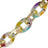 Chaine Courte Cassy Ecaille Multi 40 cm
