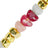 Chaine Courte Liviya Rose Bordeaux 40 cm
