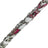 Chaine Longue Darla Blanc 120 cm