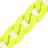 Chaine Longue Sarah Jaune 100 cm