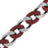 Chaine Longue Sona Rouge 120 cm