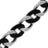 Chaine Longue Sona Noir 120 cm