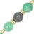 Long Chain Iris Green Pearls 120 cm