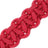 Chaine Longue Giulia Rouge 120 cm